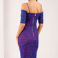 HYBRID ISLA CREPE BARDOT LACE DRESS 