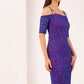 HYBRID ISLA CREPE BARDOT LACE DRESS 