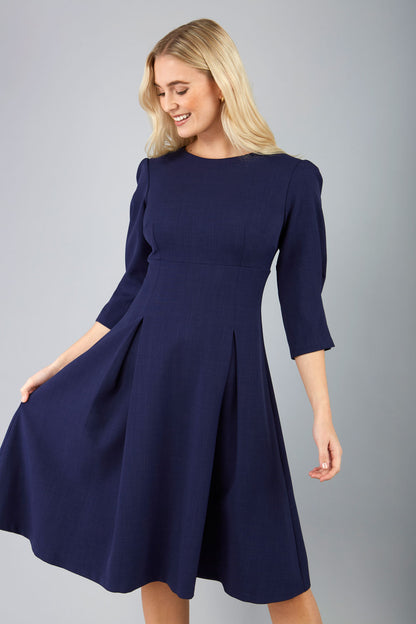 Harpsden Sleeved A-line Dress 