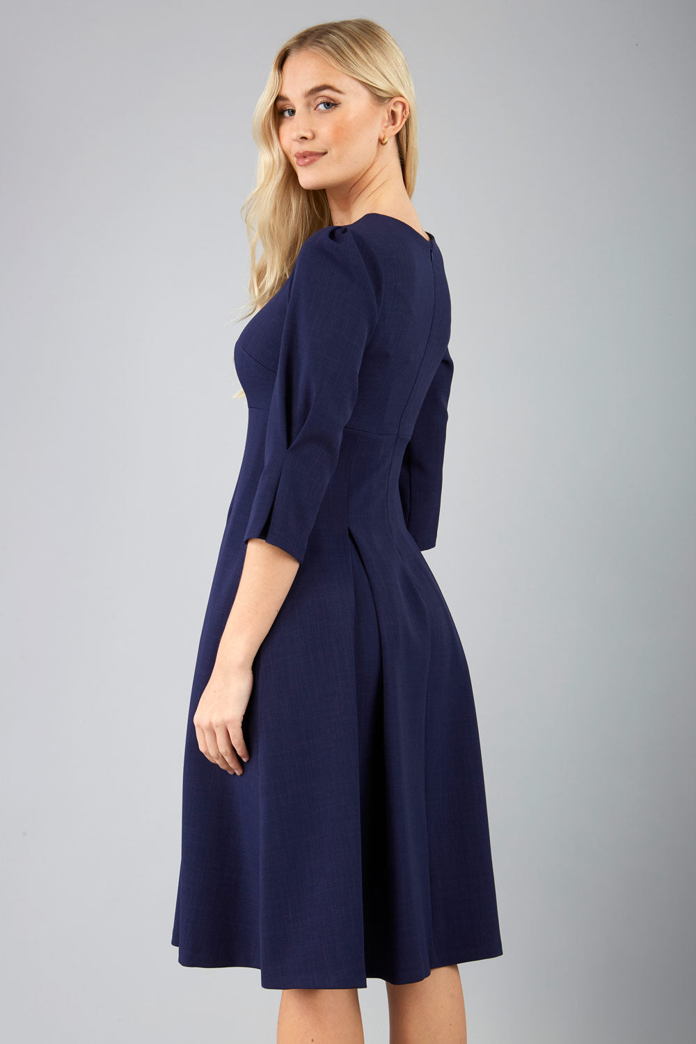 Harpsden Sleeved A-line Dress – Diva Catwalk, image 3