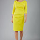 Ionian Sleeved Pencil Skirt Dress 