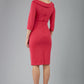 Ionian Sleeved Pencil Skirt Dress 