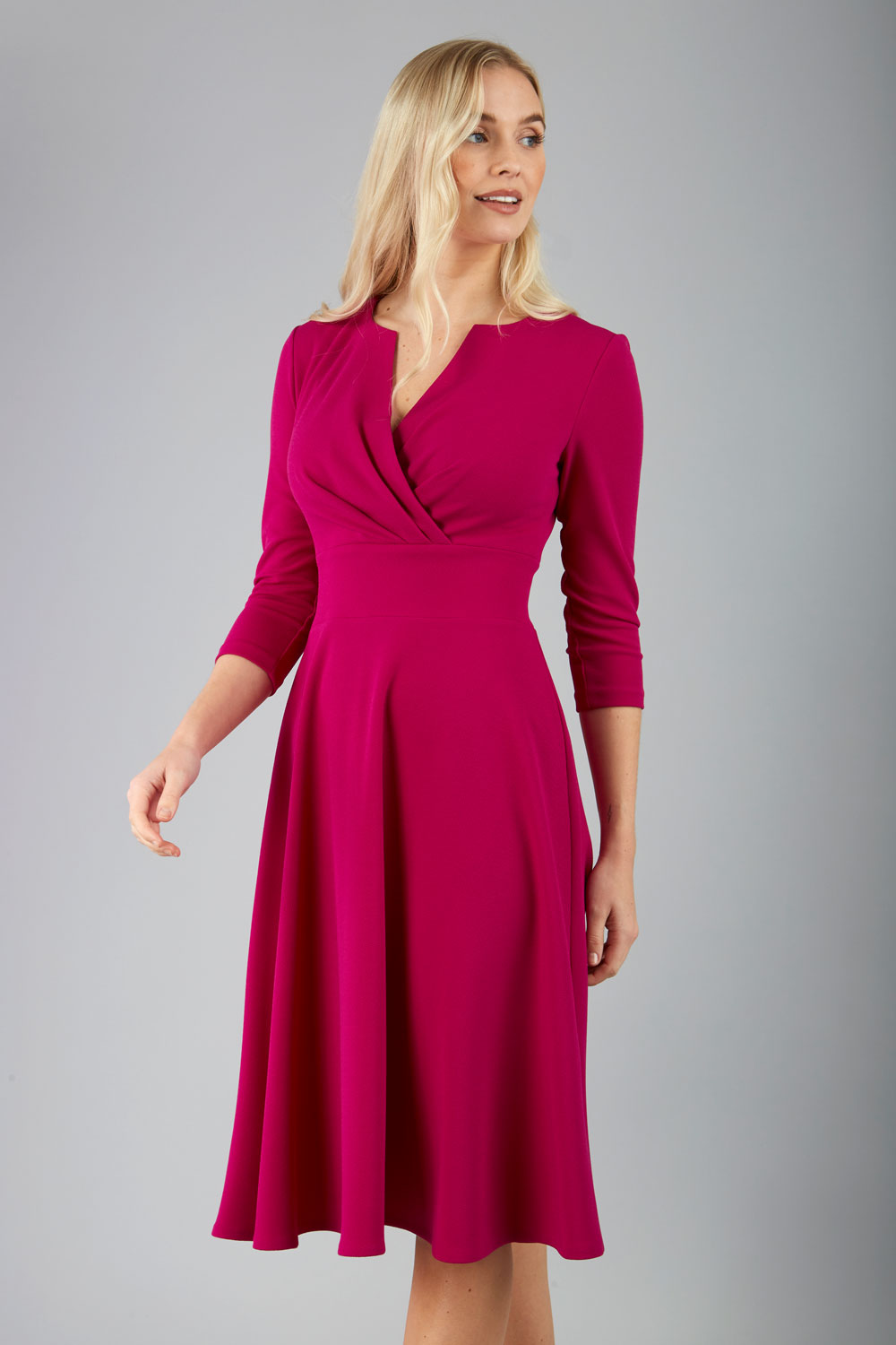 January Sleeved Swing Dress – Diva Catwalk, image 3