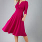 January Sleeved Swing Dress 