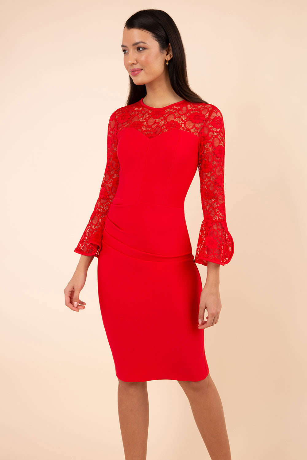 Kent Boned Lace Dress – Diva Catwalk, image 3