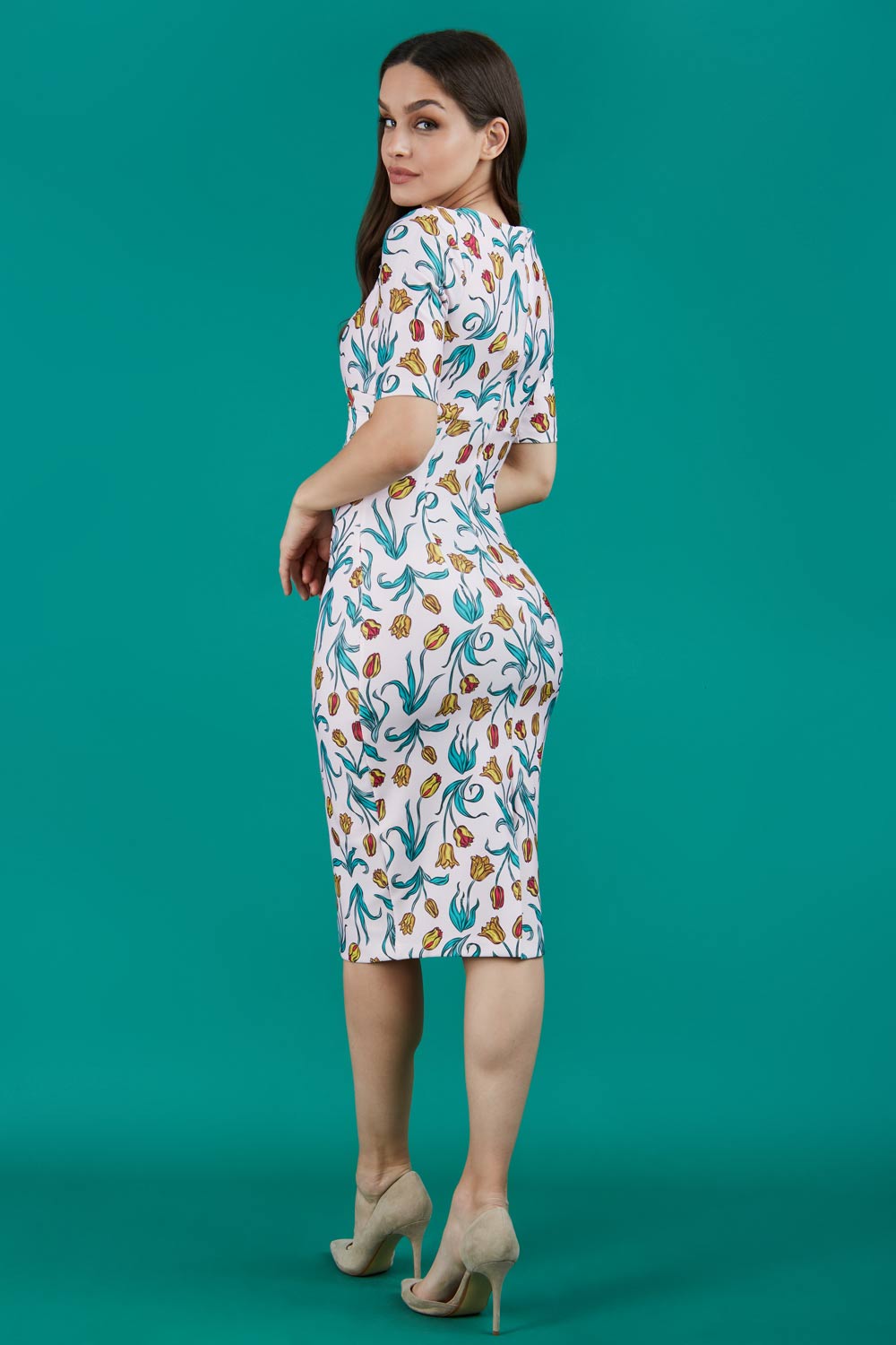 Lydia Printed Dress – Diva Catwalk, image 2