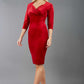 Madelyn Velvet Pencil Dress 