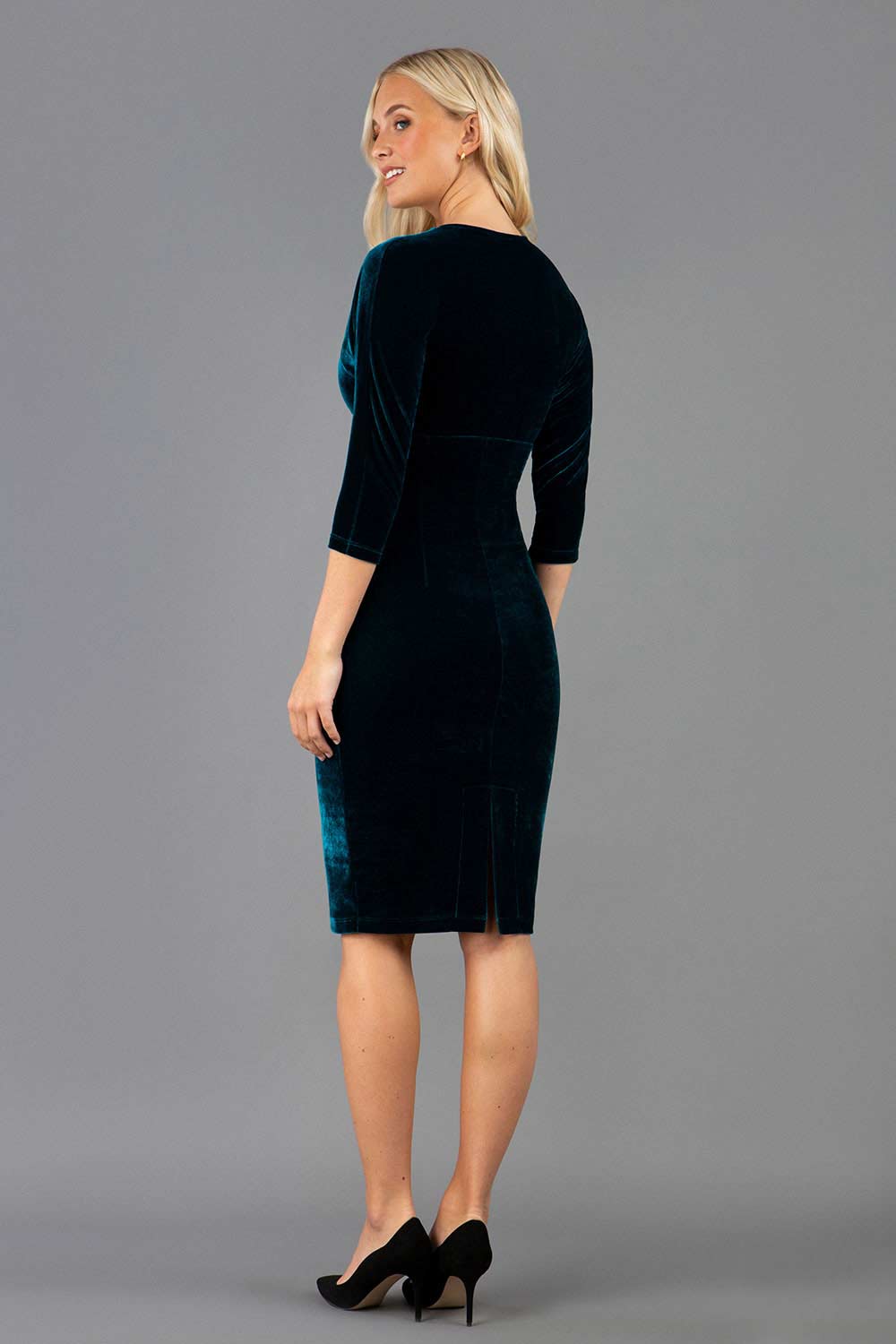 Madelyn Velvet Pencil Dress – Diva Catwalk, image 5