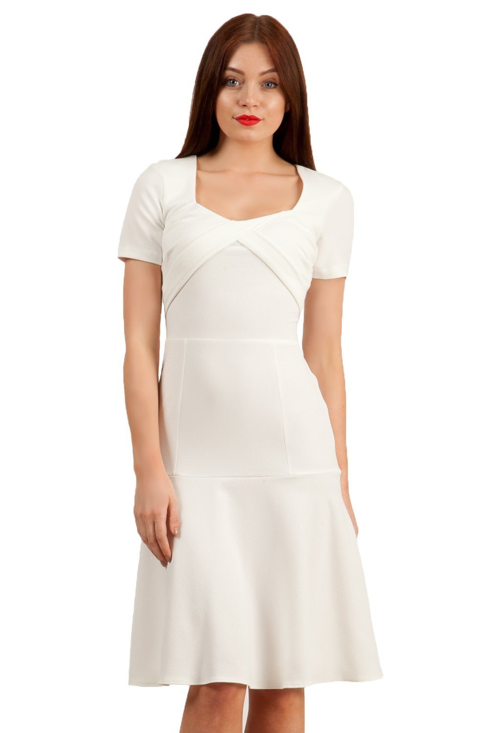 Madison Swing Dress in Ivory Cream – Diva Catwalk, image 7