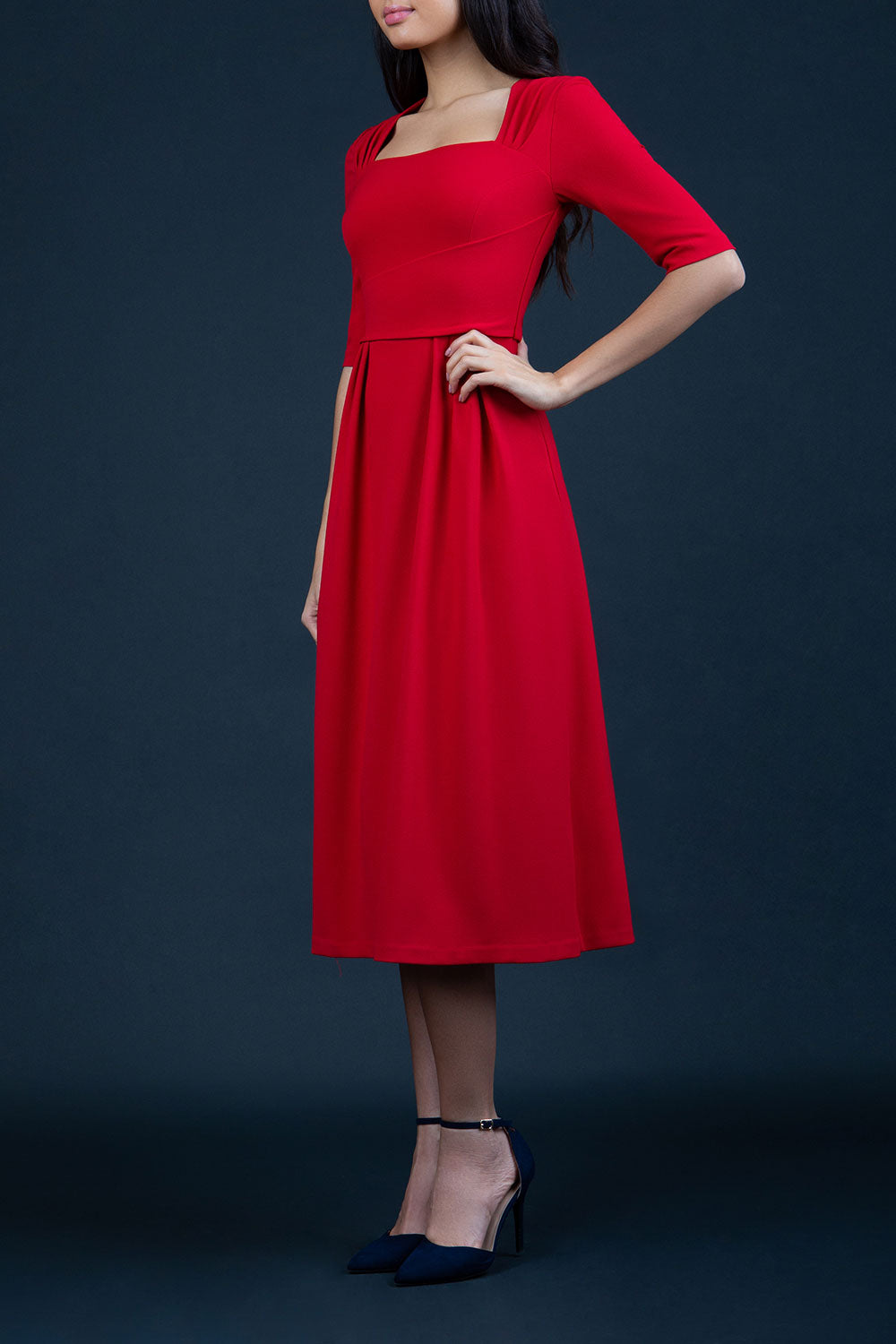 Mimi Midi Swing Dress – Diva Catwalk, image 8