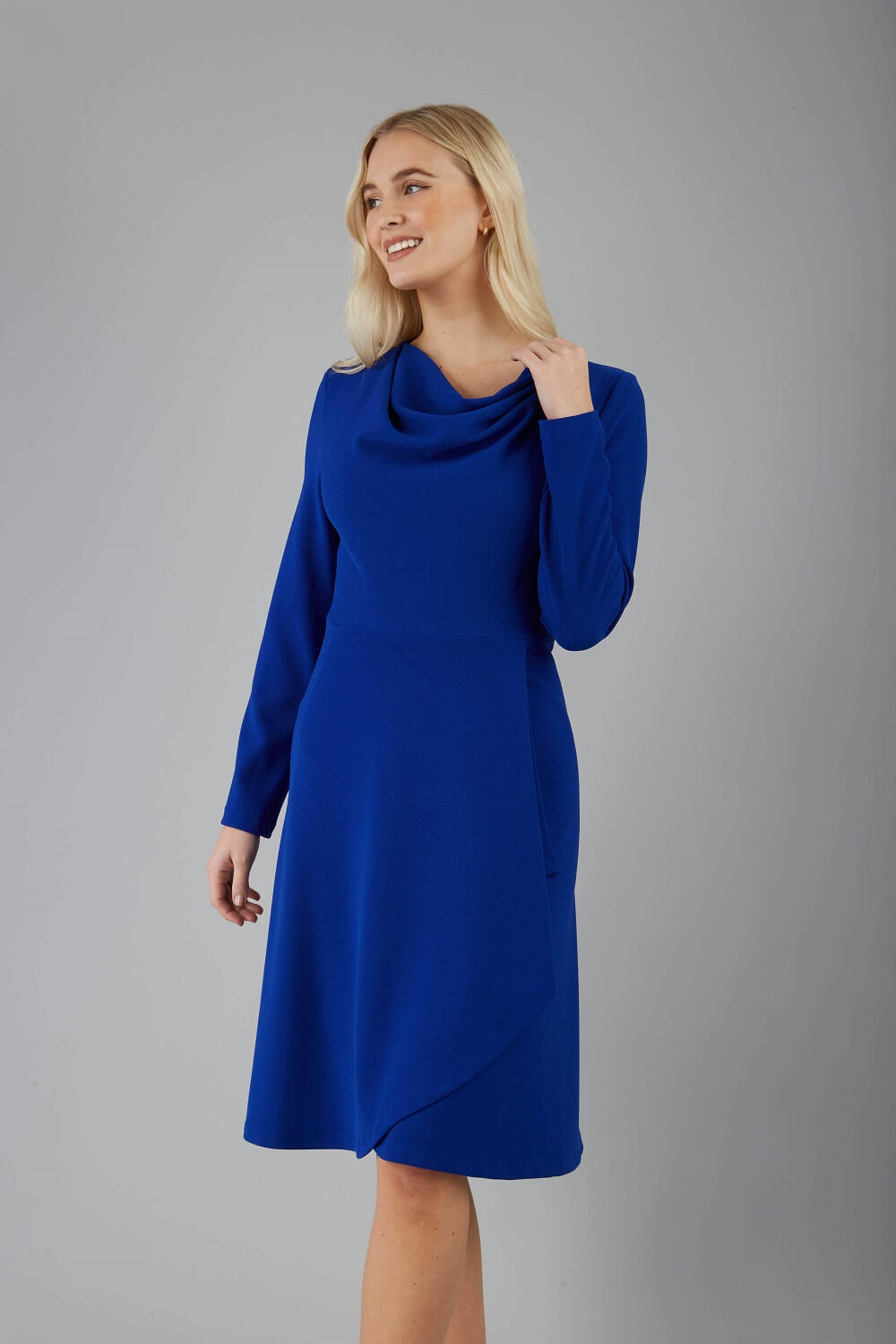 Moraig A-line Skirt Dress in Cobalt Blue – Diva Catwalk, image 8