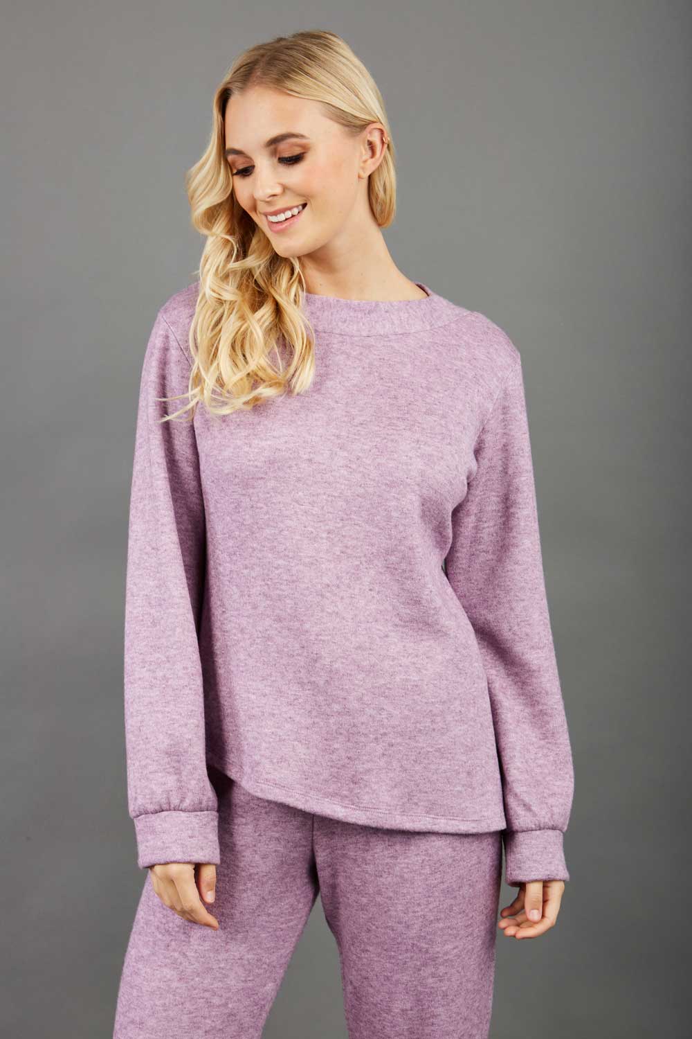 Muscari Tricot Top in Lavender Mist – Diva Catwalk, image 1