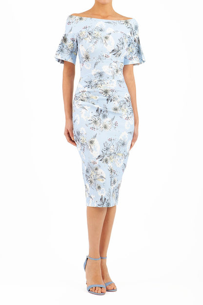 Mustique Botanical Print Dress 