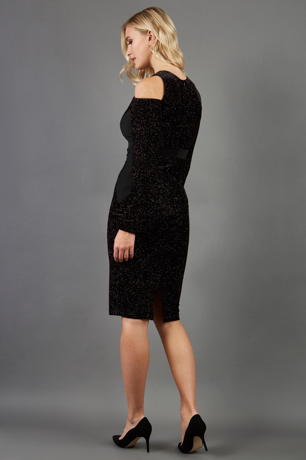 Partyon Glitter Velvet Dress – Diva Catwalk, image 2