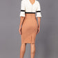 Reggie Sleeved Colour Block Dress 