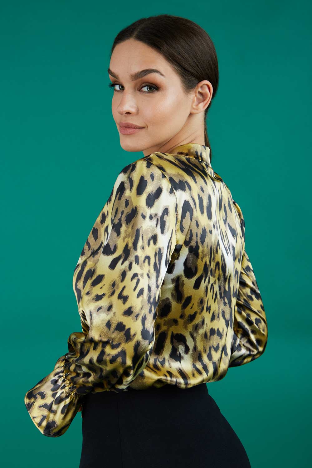 Ricky Animal Print Long Sleeved Top – Diva Catwalk, image 3