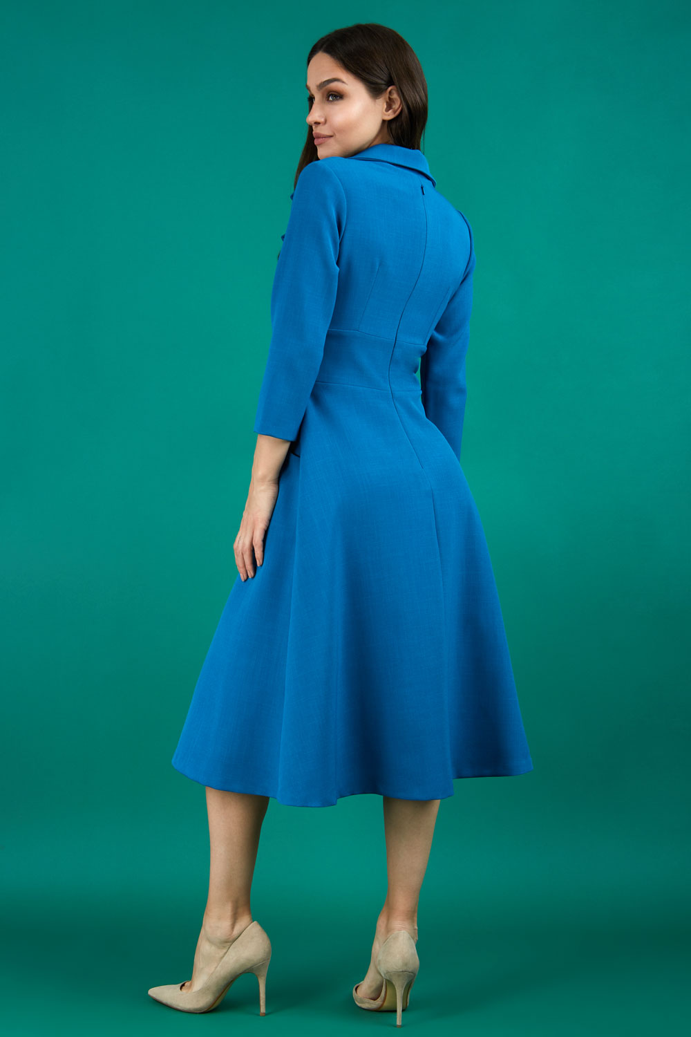 Riviera Sleeved Swing Dress – Diva Catwalk, image 6