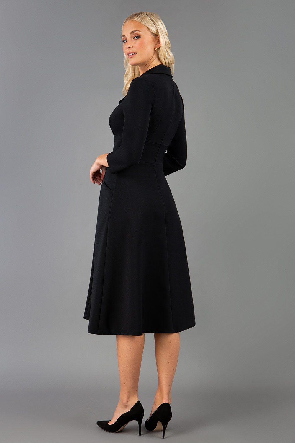 Riviera Sleeved Swing Dress – Diva Catwalk, image 11