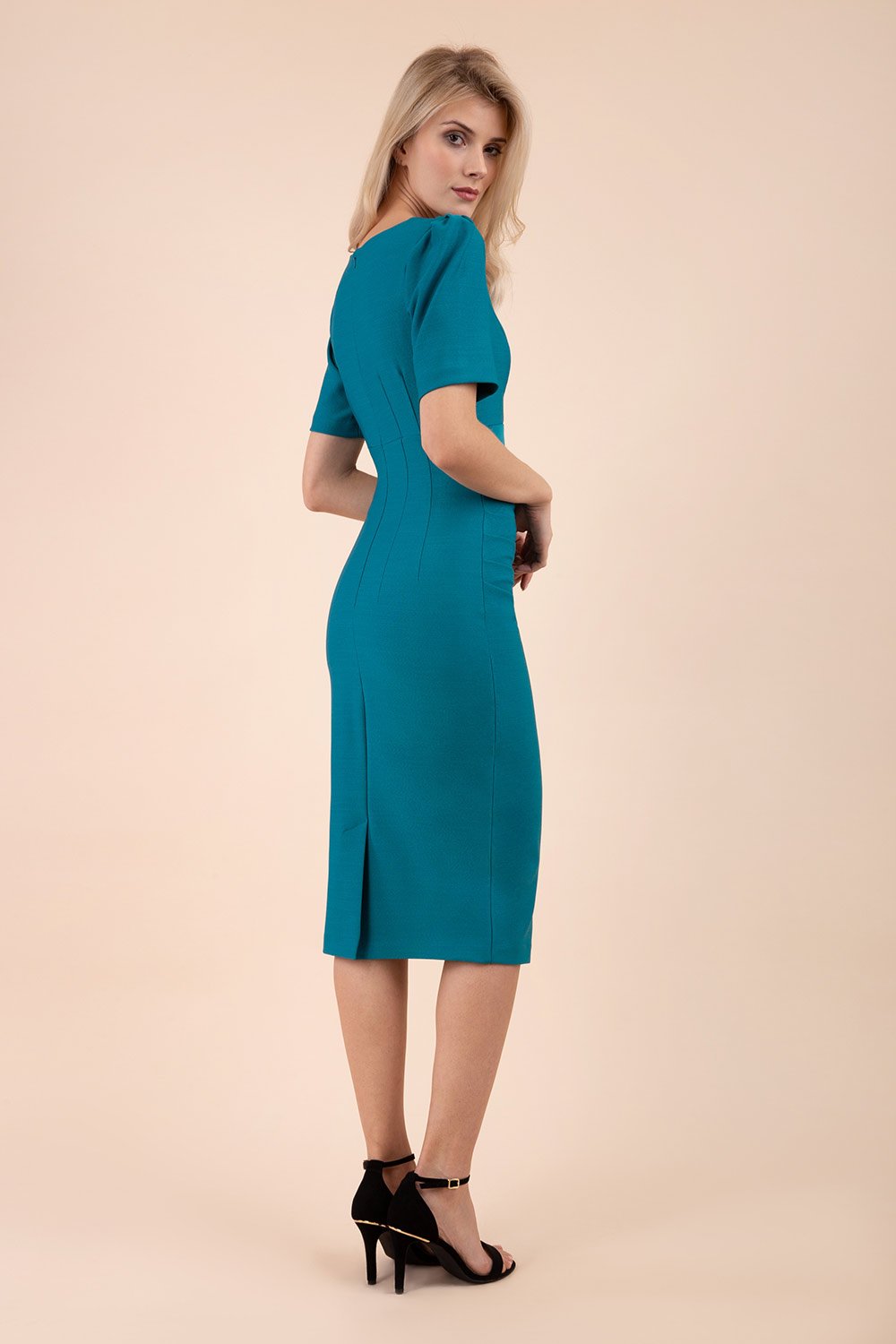 Seed Fitzrovia Short Sleeve Pencil Dress 