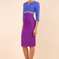 Seed Lara Colour Block Pencil Dress 