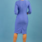 Seed Logan Side Arrow Pleated Pencil Dress 