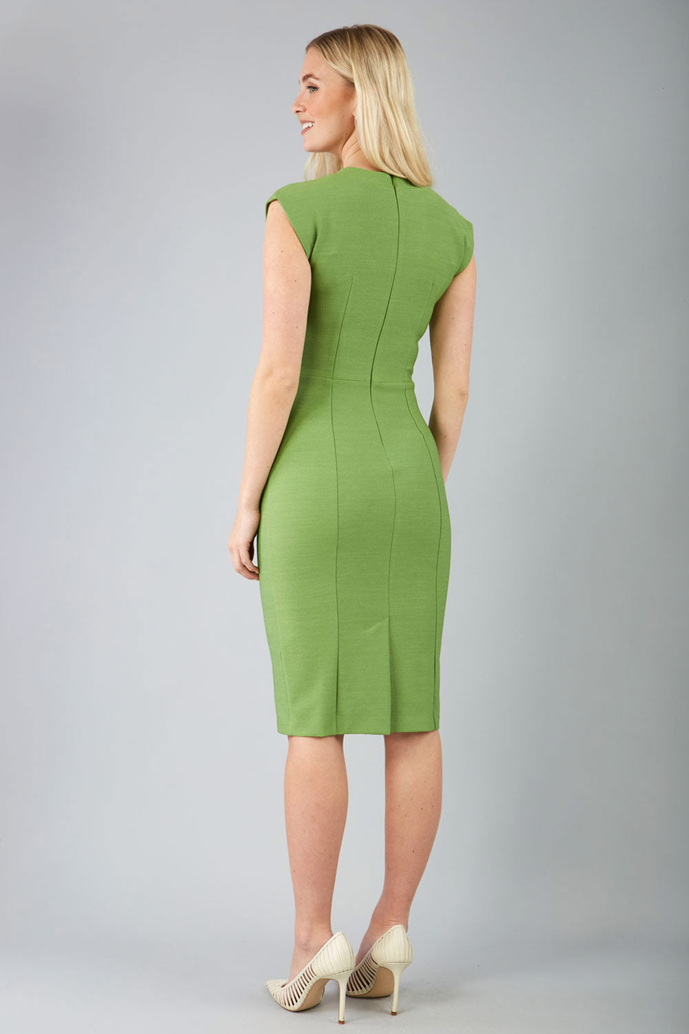 Seed Lucca Tie Detail Cap Sleeved Pencil Dress – Diva Catwalk, image 5