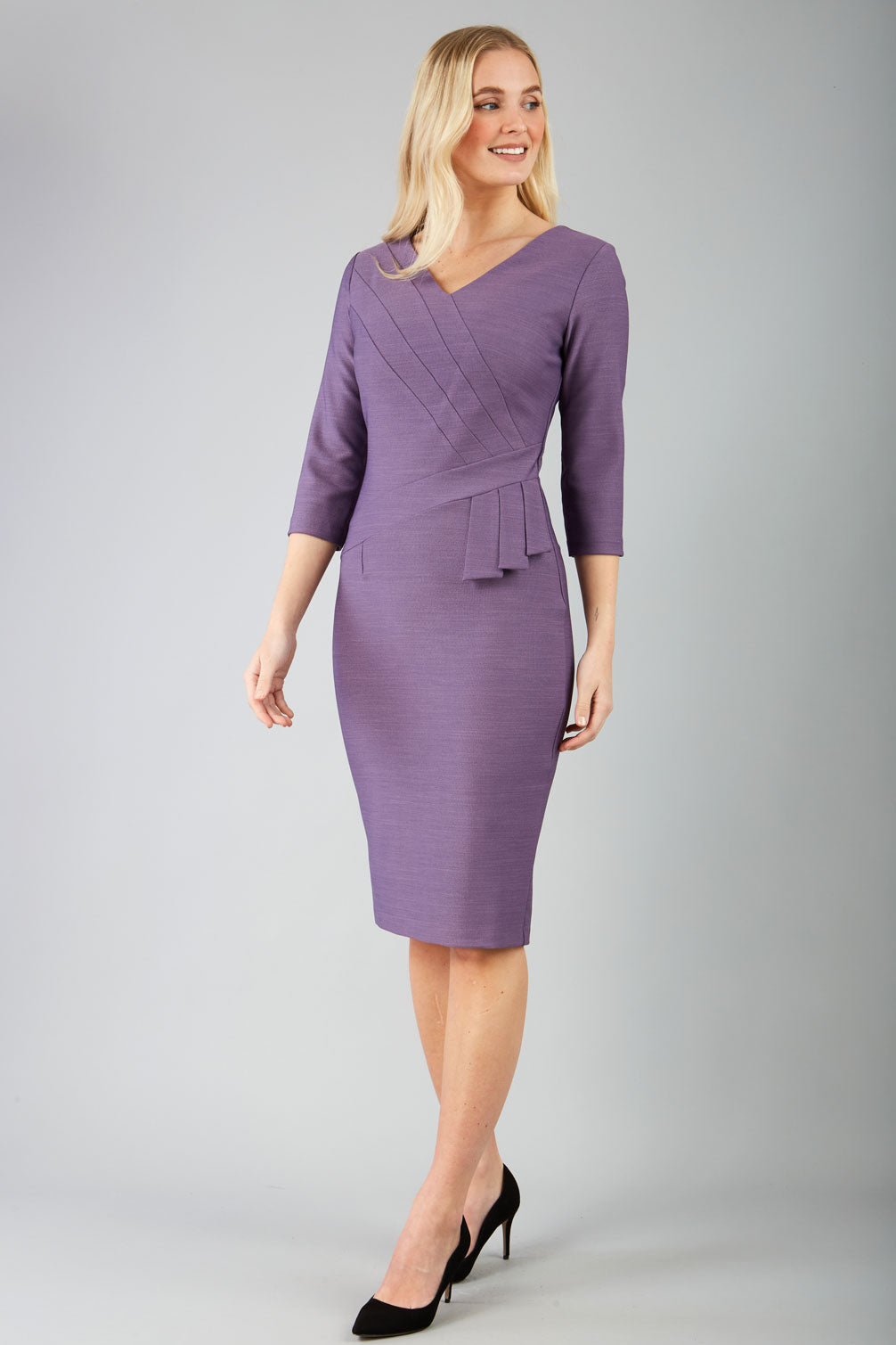 Seed Mayfield Sleeved Pencil Dress – Diva Catwalk, image 3