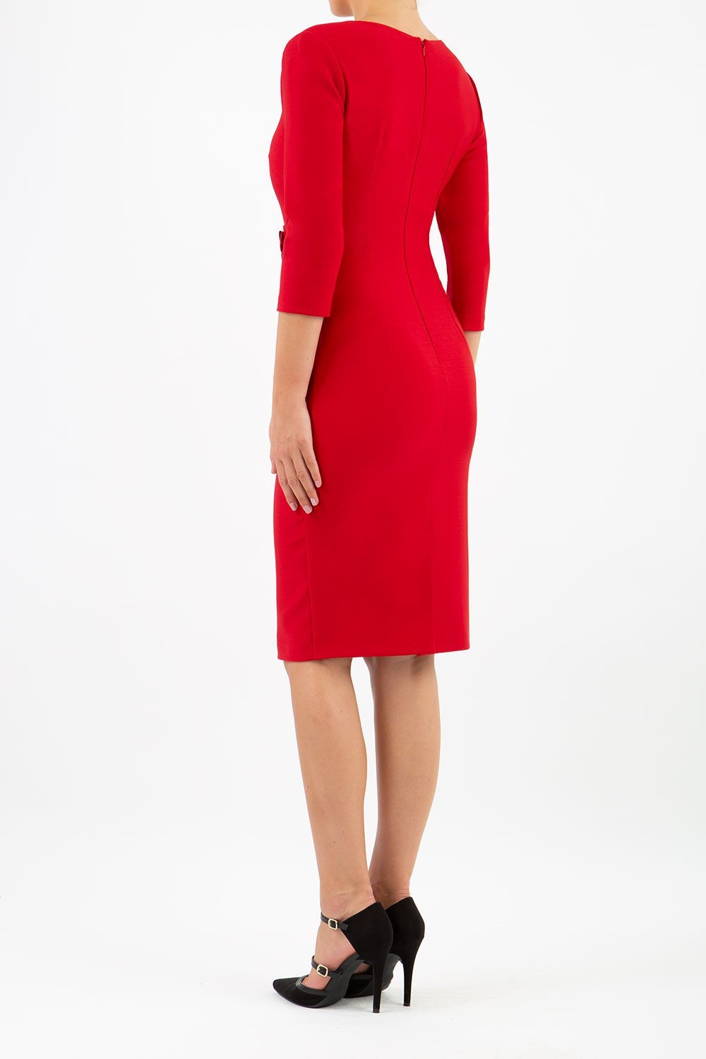 Seed Melksham Sleeved Pencil Dress – Diva Catwalk, image 2