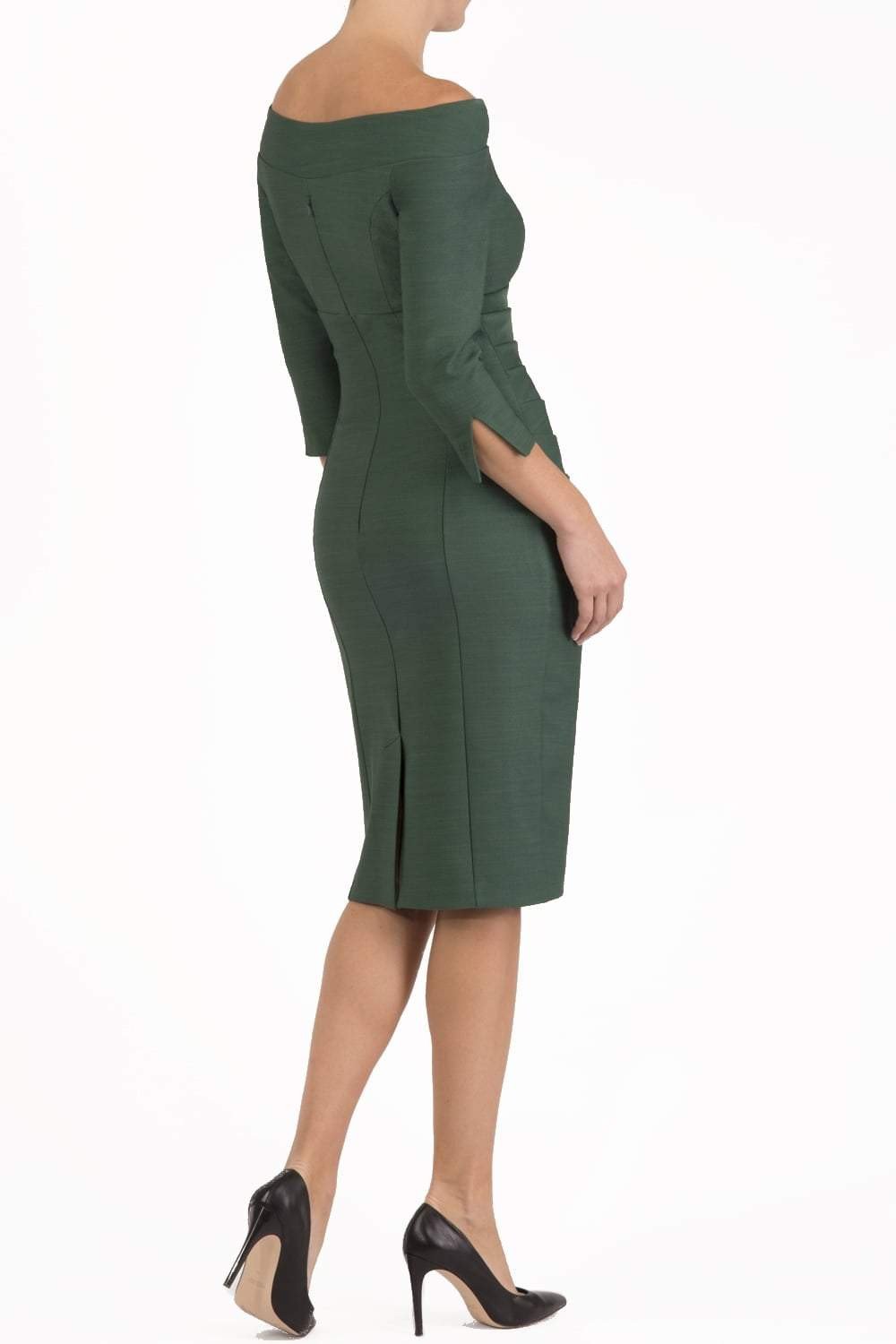 Seed Miranda Bardot Neckline Pencil Dress – Diva Catwalk, image 10
