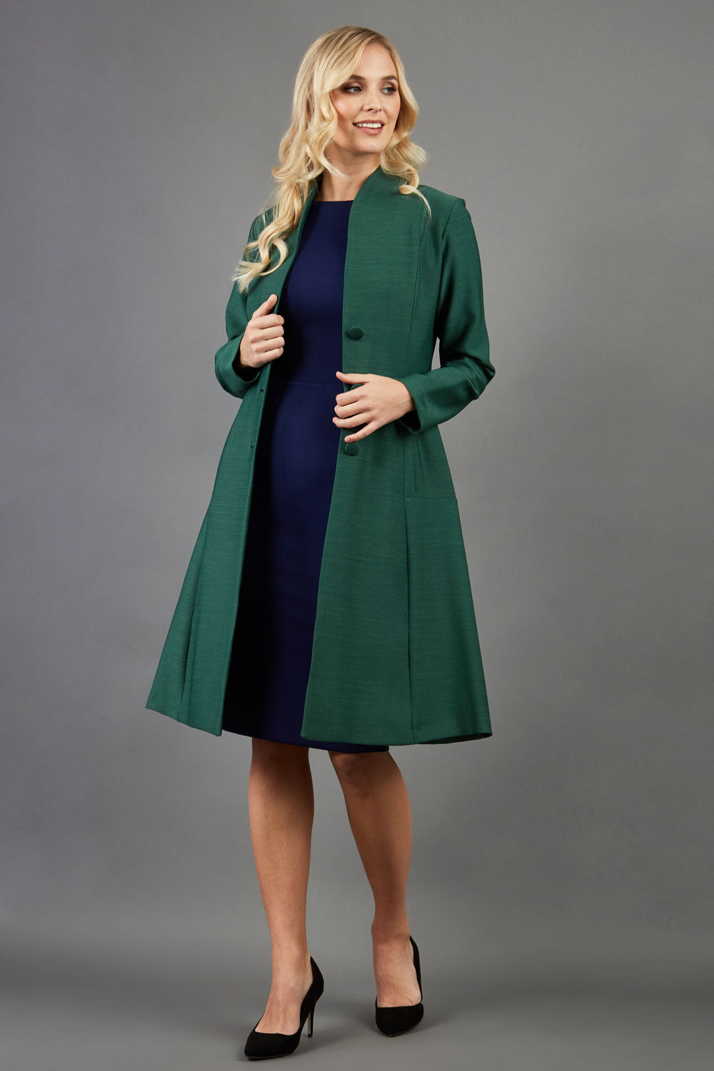 Seed Raquella Long Sleeve A-line Coat 