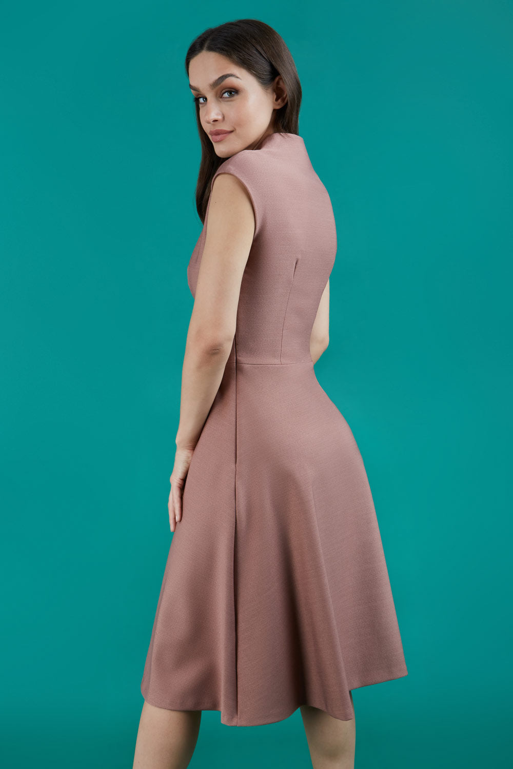 Seed Rio High Split Neckline Swing Dress – Diva Catwalk, image 5
