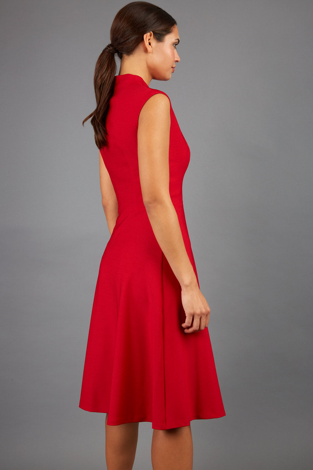 Seed Rio High Split Neckline Swing Dress – Diva Catwalk, image 2