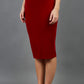 Triste Velvet Pencil Skirt 