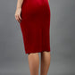 Triste Velvet Pencil Skirt 