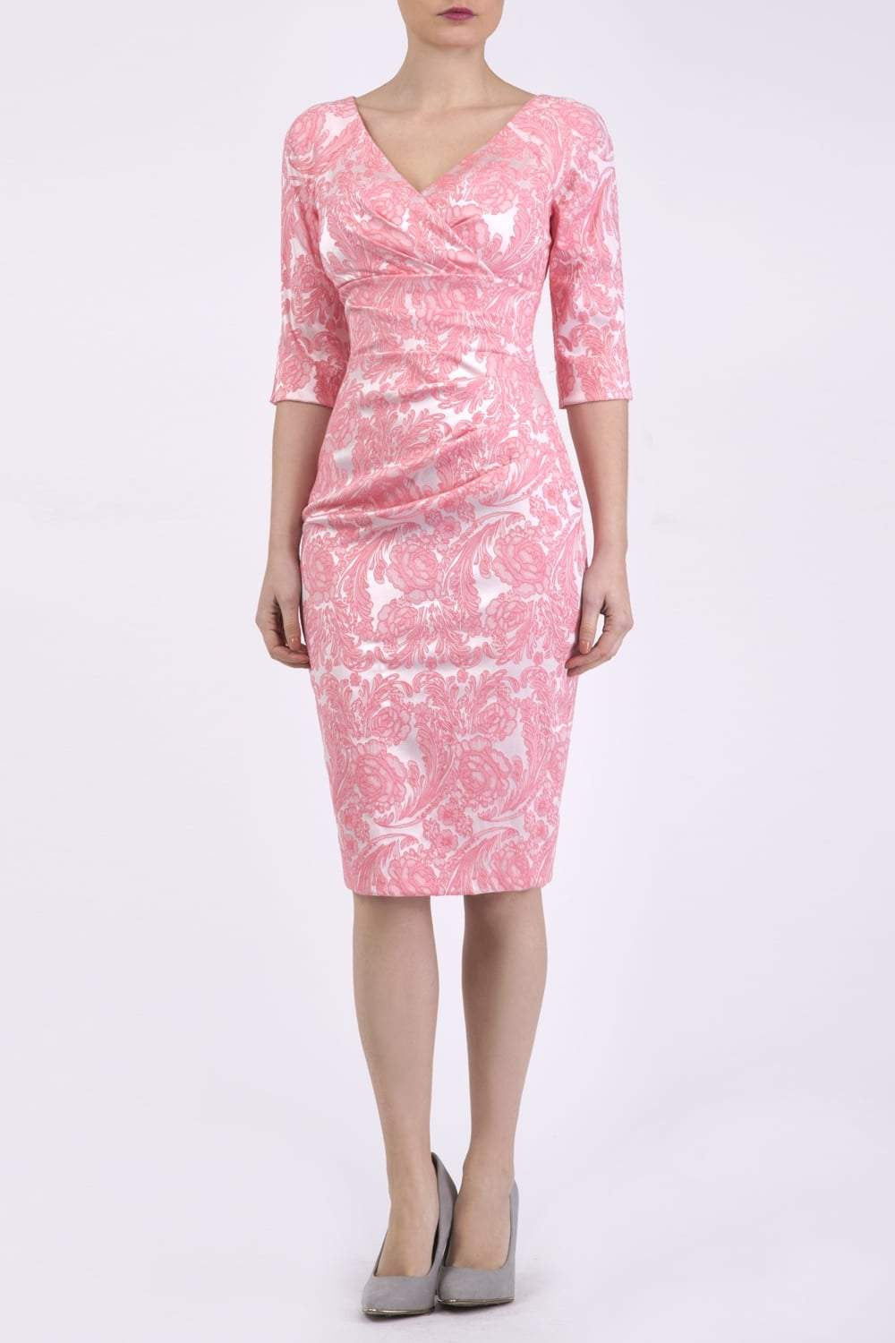 Venice Jacquard Dress – Diva Catwalk, image 3