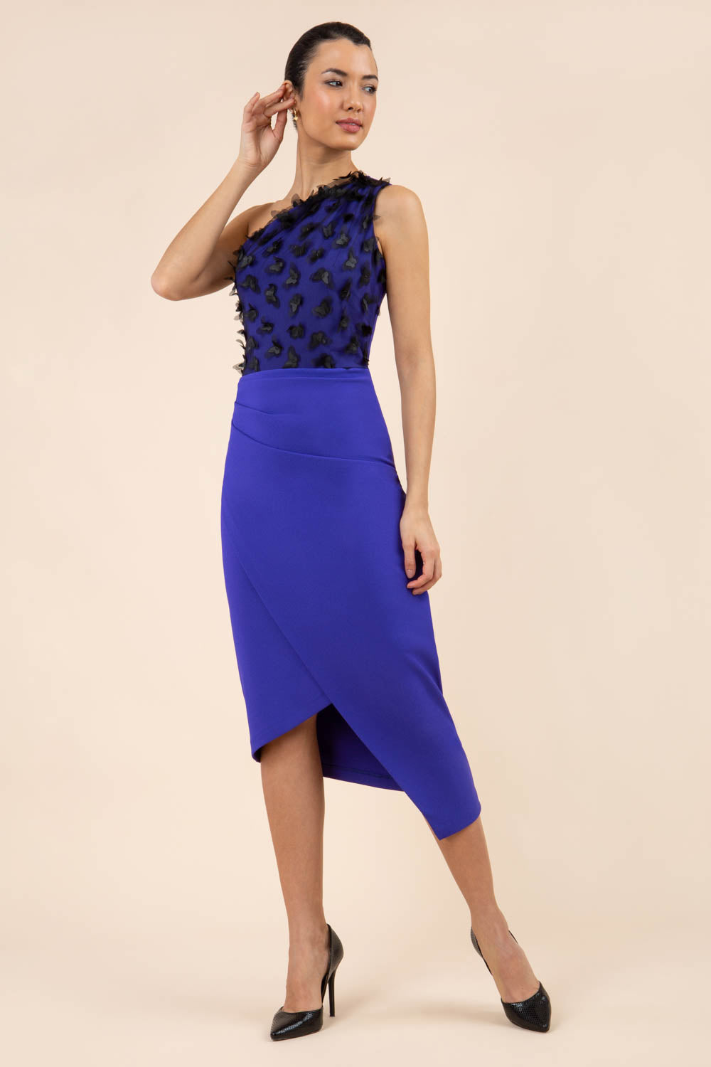 Winslow Asymmetric Sleeveless Midaxi Dress 